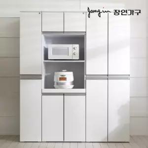 장인가구 세이지 1800 주방 수납장세트D(수납+렌지+틈새)