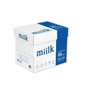 [밀크] A4 복사용지 A4용지 85g 2500매 1박스 SAMU(S)
