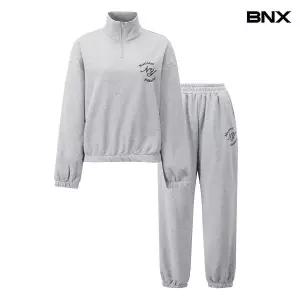 [롯데백화점]비엔엑스 아노락 자수 티셔츠 밴딩 조거 팬츠 기모 셋업 (BW3OP005L0)