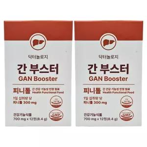 닥터놀로지 간부스터 피니톨 700mg x 12정 2박스 밀크씨슬 실리마린