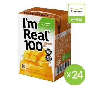[풀무원] 아임리얼100 망고 24개입 (140mlLx6EA,4개)