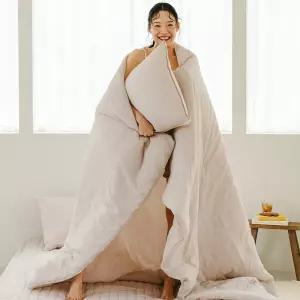 [드리울] 헤이즐 린넨 시어서커 시원한 여름이불세트 SS/Q 3color