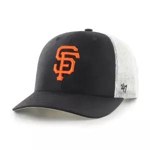 '47 MLB 트러커 스냅백 조절 가능한 모자 성인 프리 사이즈 샌프란시스코 자이언츠 블랙