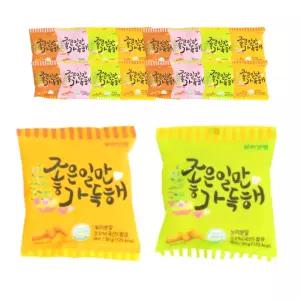 국산 보리건빵 칼로리 낮은 곡물 과자 소포장 간식 대용량 30g 50개