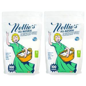 NELLIE'S 넬리 소다 세탁세제 파우치 리필 100회(1.5kg) x 2개
