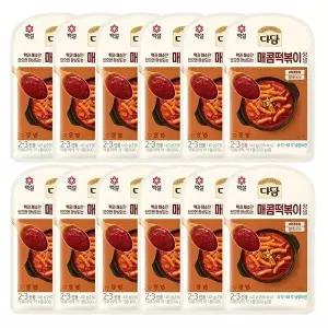 [CJ제일제당][T]백설 다담 매콤떡볶이양념140g x12개