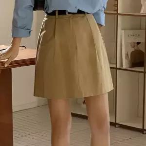 쥬렛 핀턱 코튼 미니 스커트 여름 봄 가을 여성 여자 면 짧은치마 데일리
