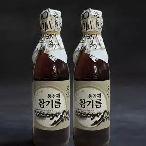 [쌍둥이밥상] 전통방앗간 고소한 고궁 참기름 350ml x 2병
