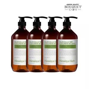 히말라야 허브 나드 두피 비듬 딥클렌징 가려움 케어 샴푸 1000ml x4개