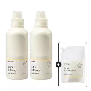 [사야&하루PICK!] 아토팜 섬유유연제 1000ml (프리지아코튼) *2개+[증정]섬유유연제 리필1L(프리지아코튼)