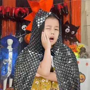 공룡 소 망토 어린이