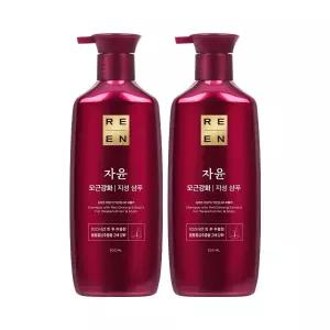 LG생활건강 리엔 자윤 모근강화 지성 샴푸 500ml×2개 약산성