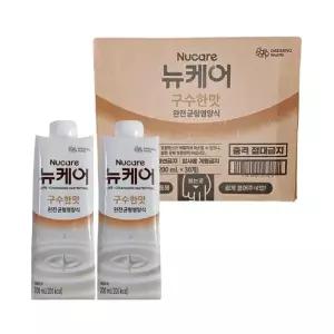 대상웰라이프 뉴케어 구수한맛 200ml 30개 뚜껑타입 어르신 노인 병문안 환자식 식사대용