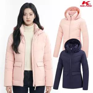 콜핑 2184OK540W 웰론 후드 스트링 플랩 여자 겨울 패딩 점퍼 자켓