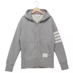톰브라운 THOM BROWNE 25FW 4바 스트라이프 RWB 탭 루프백 져지 니트 후드짚업 MJT022H 00535 068)