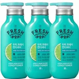 미쟝센 프레시팝 두피 프레시 모히또 컨디셔너 500ml x3개 두피영양공급