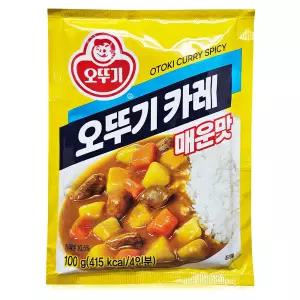 오뚜기 카레 매운맛 100g x 10개