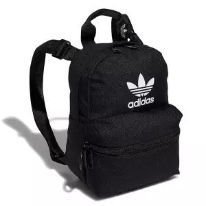 Adidas Originals 백팩 adidas 트레포일 2.0 미니 소형 여행 가방, 블랙/화이트, 원 사이즈, 블랙/화이트.,