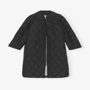가니 GANNI Ripstop Quilt Coat 퀼팅 코트 F7327