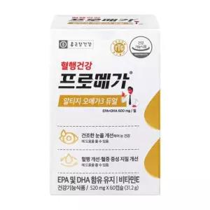 종근당건강 프로메가 알티지 오메가3 듀얼 520mg x 60캡슐 / N