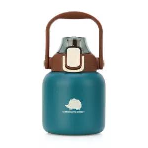 스칸디나비안 포레스트 빅핸드 손잡이 텀블러 빨대포함 800ml, 피콕그린