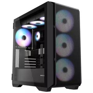 :3RSYS R630 RGB 컴퓨터 PC 케이스 (블랙)