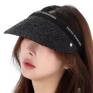 25FW 헬렌카민스키 비앙카 바이저 썬캡 HAT50265 CHARCOAL BLACK LOGO