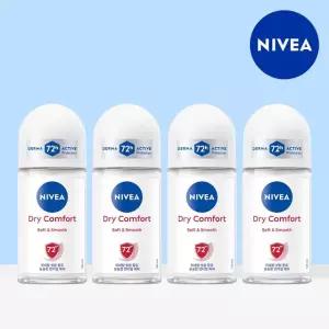 (eTV)니베아 데오드란트 롤온 드라이컴포트 50ml 4개