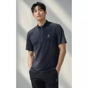 [블랙야크](의정부점)25년S/S (정상가 89,000원) 남성 기능성 냉감 마르티 집업 반팔티 집업티셔츠 1BYZ...