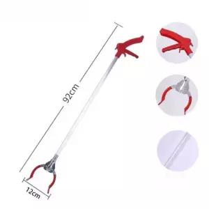 쓰레기 집게 알루미늄 10개 빨강 청소 10개묶음 92cm 롱리치 클립 92CM