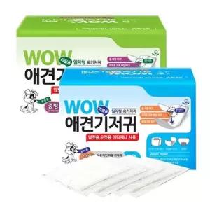 친절한탄씨 와우 애견 속기저귀 30매 일자형 애견 속기저귀 강아지 30매 간편사용 흡수력 강아지용품