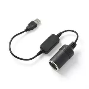 to 승압 차량변환기 시거잭 USB전원 12V 5V 케이블
