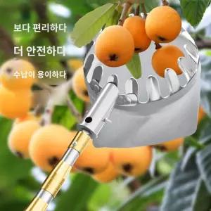 감따개 홍시 기구 세트 따는 주머니 감장대 장대 과일 압화봉