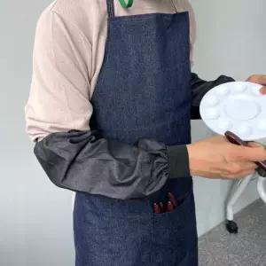 앞치마 공방 청 용접 데님 포켓 목공 작업용 욥접