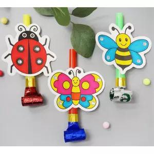 소리나는 봄곤충 피리만들기 5인용 코끼리나팔 놀이학습 학습교구 DIY 체험수업