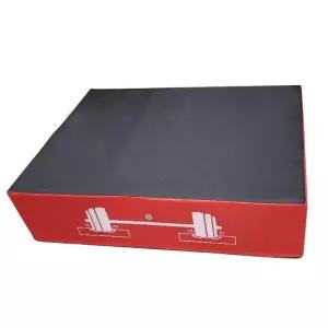데드리프트블럭 쿠션 블록 역도 1쌍 패드 커버미포함 바벨 압축면 50x30x15 드랍 완충