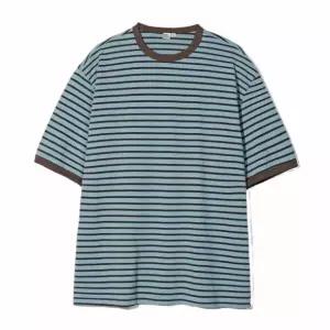 [매장정품] 파르티멘토 Breton Stripe Ringer Tee Blue 3219123