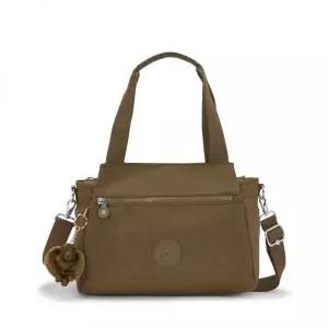 매장정품 키플링 KIPLING 토트백 엘리시아 Smooth Khaki KQABT02SMKH 124472