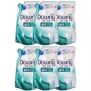 다우니 세탁세제 실내건조 450ml 리필형 X 6개