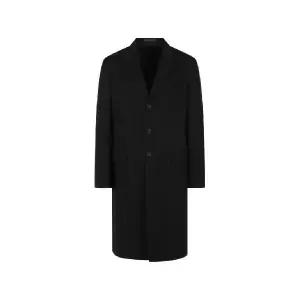 요지야마모토 싱글 브레스티드 코트 HKJ01240BLACK TP452400532