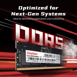 킹스펙 메모리 모듈 16GB 32GB 8GB DDR5 램 4800MHz 5600MHz SODIMM 1 1V CL40 CL46 노트북용 ECC 메모리 DDR4 3200Mhz 모듈
