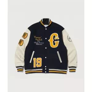 챔피온 CHAMPION 써모라이트 멜톤 퀼팅 바시티 재킷 Normal Navy 1023981