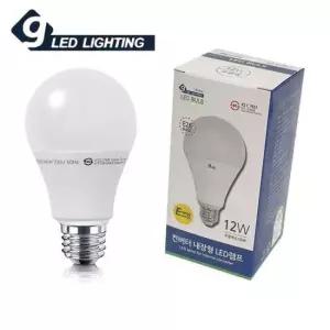 LED램프 주광색 LED전구 컨버터 내장형 형광등색 건식12W