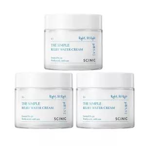 싸이닉 더 심플 릴리프 약산성 수분크림 80ml / 비건 속건조+고보습 3개