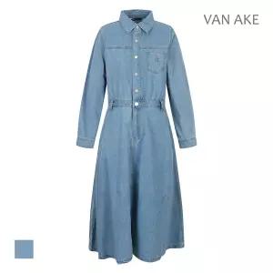 [반에이크] 데님 셔츠원피스_VB44DOU202Z