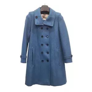 버버리 모직 코트 블루 사이즈 36 27548483