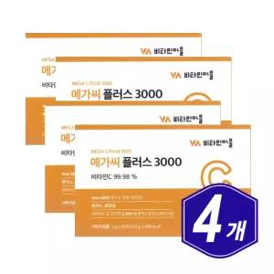 비타민마을 메가씨 플러스 3000 90포 x 4개 중장년 시니어 남자 여자 비타민씨