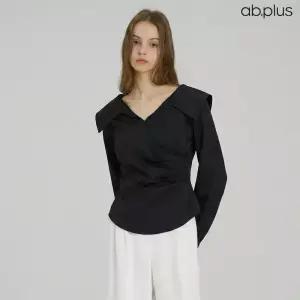 [ab.plus] 랩 셔링 블라우스 (LSA5MB47A)