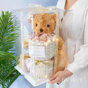 대형 곰인형 영생화 선물 박스 카드 프로포즈 b2 스승의날 꽃다발