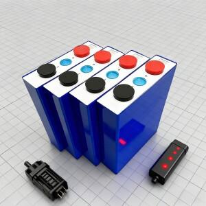 전기 삼륜차/가정 에너지 저장/RV 내장형 BMS 고방전율용 3.2V 80Ah LiFePO4 알루미늄 쉘 배터리